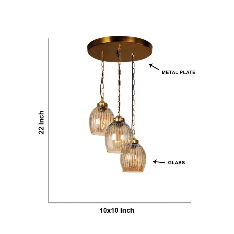 Zariya Glass Ceiling Lamp - Transparent media 6