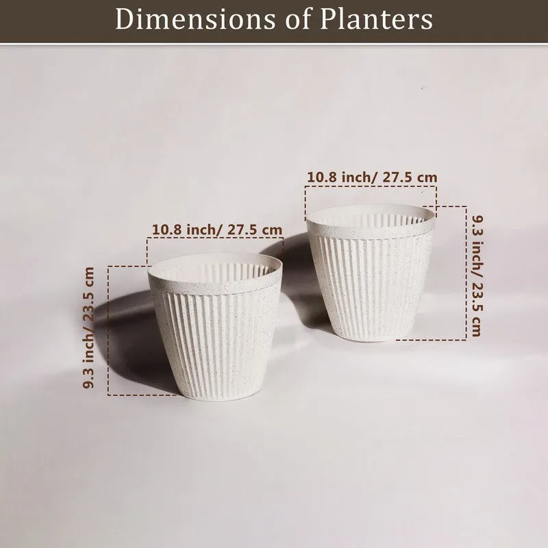 BloomBin Planters (White) - Set Of Two media 7