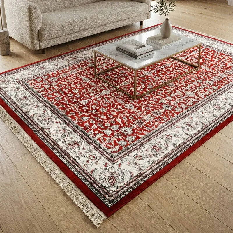 Noorvan Art Silk Carpet - Red media 3