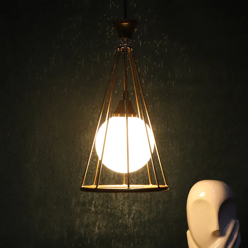 Moonella Iron Ceiling Lamp - Gold media 1