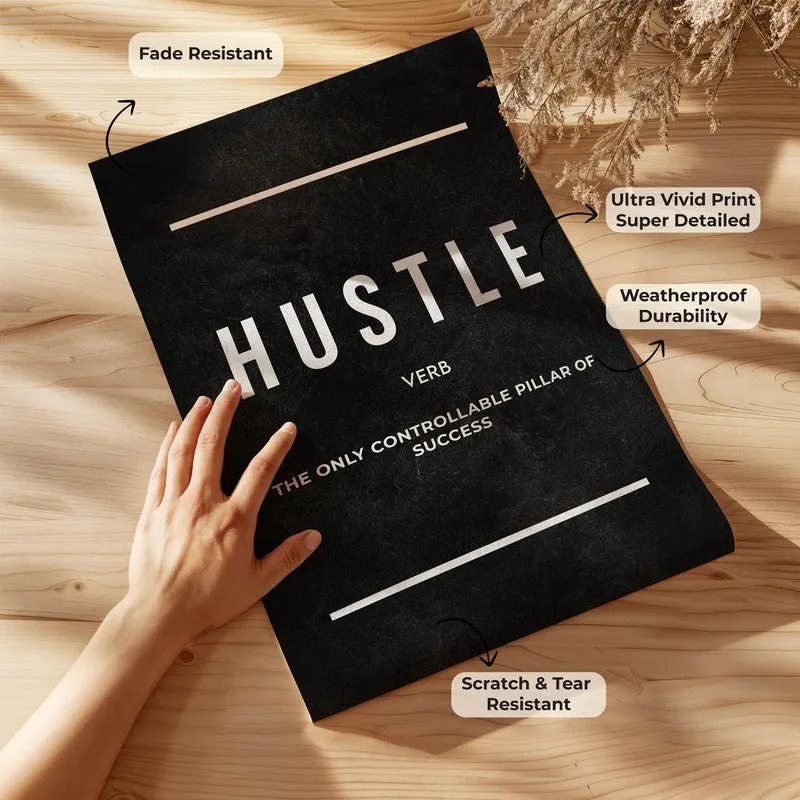 Bold Hustle Wall Poster media 8
