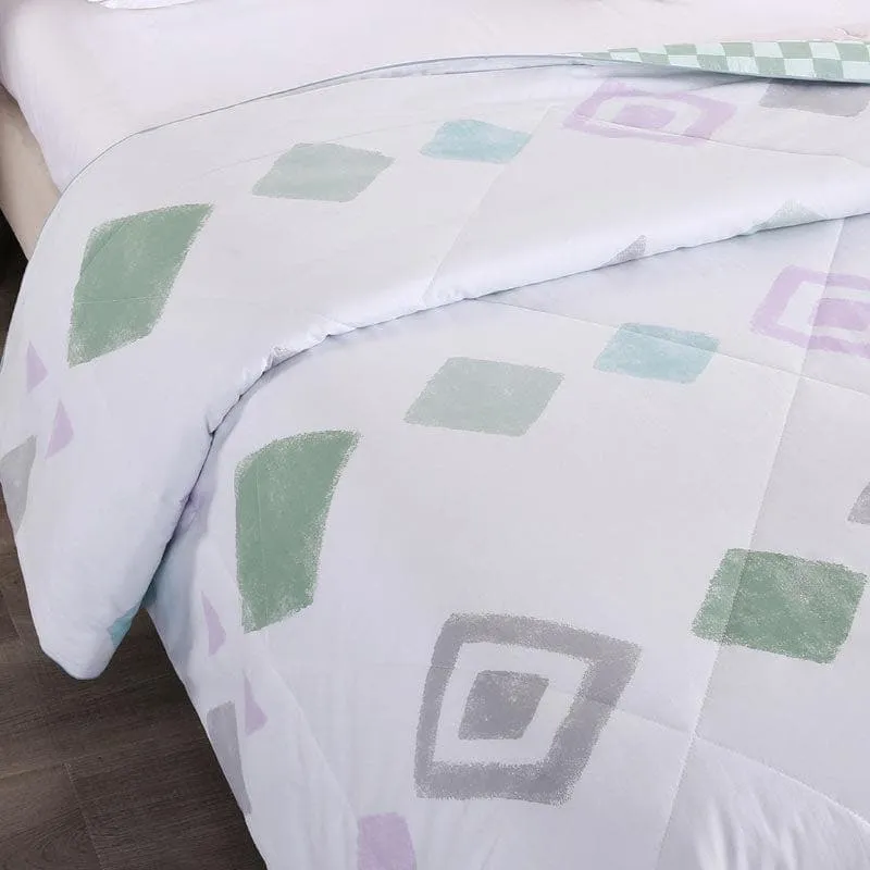Faint Rhombi Cotton Comforter - 120 GSM media 7