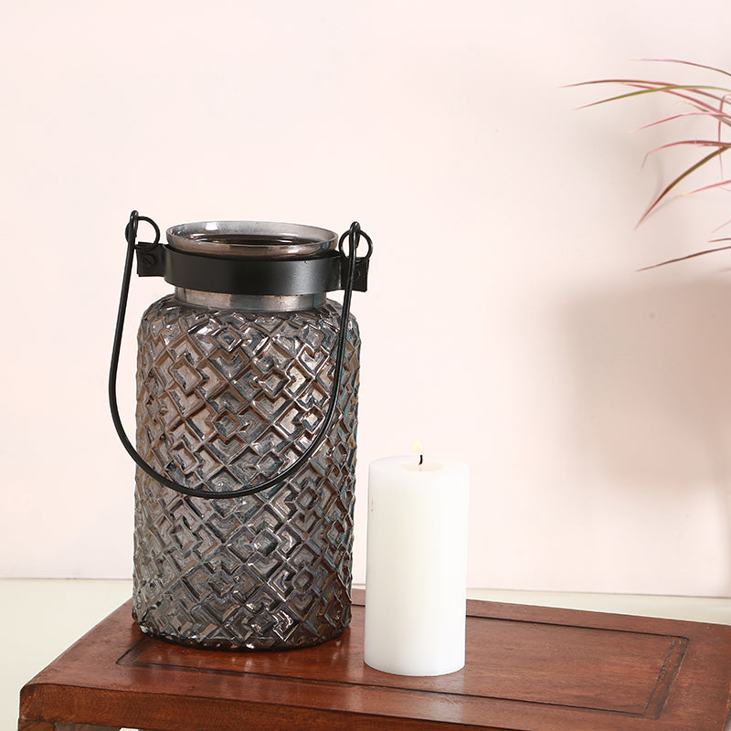 Tiberia Glass Lantern