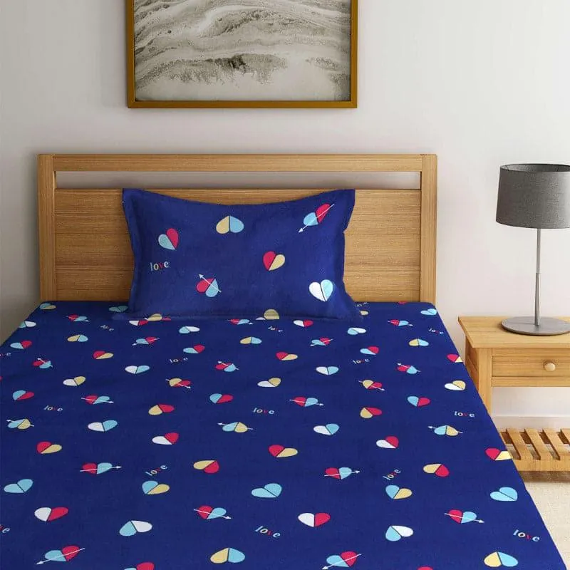 Hearty Half Whimsy Bedsheet - 180 GSM media 1