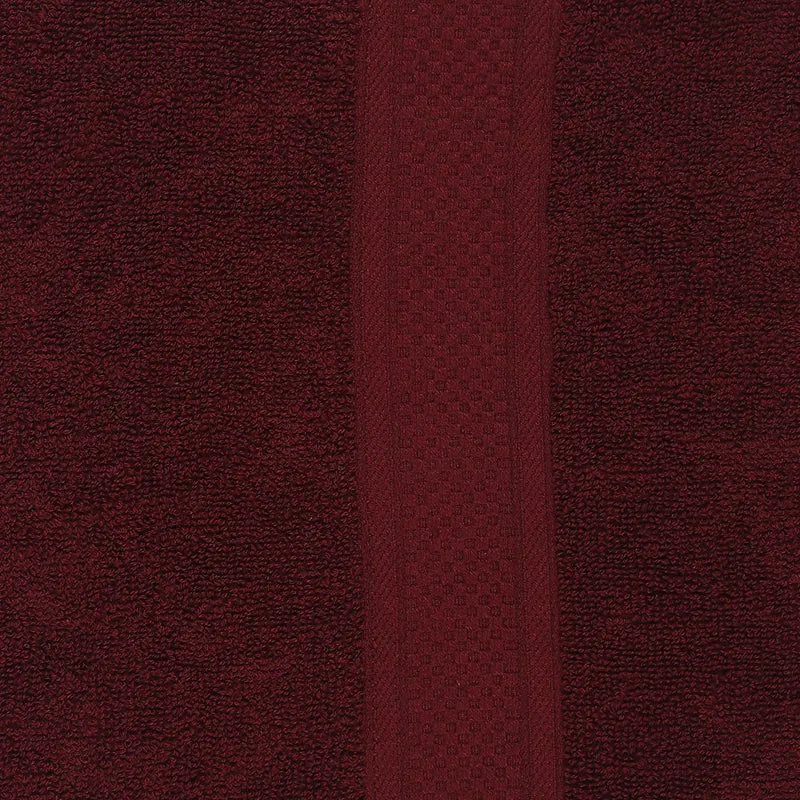 Velvique Cotton Bath Towel - Maroon media 5