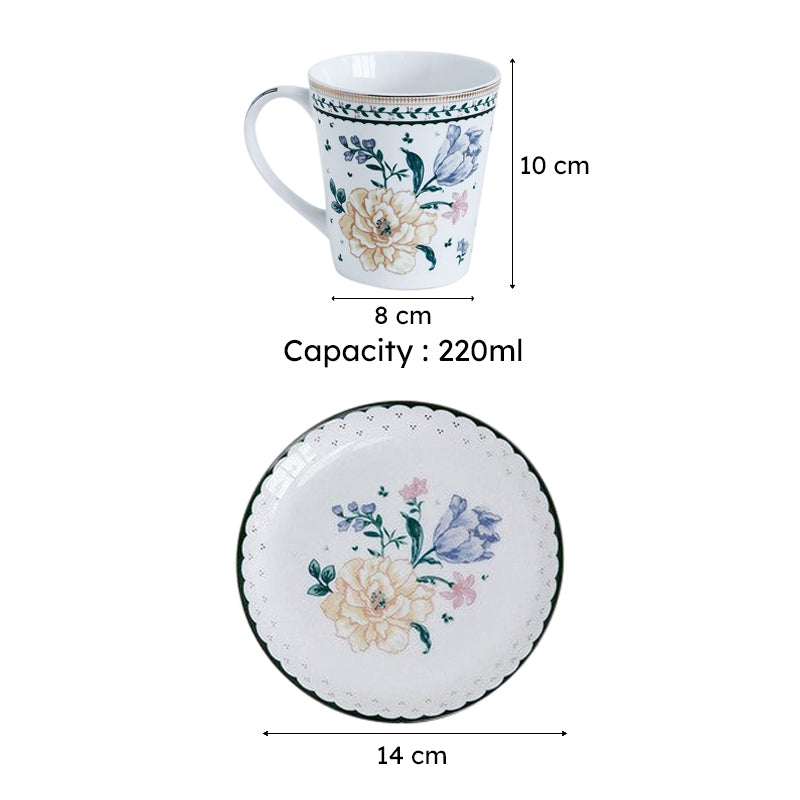 Magique by The Wishing Chair Emerald Ribbon Twilight Bloom Cups & Plates Giftbox - Eight Piece Set media 11