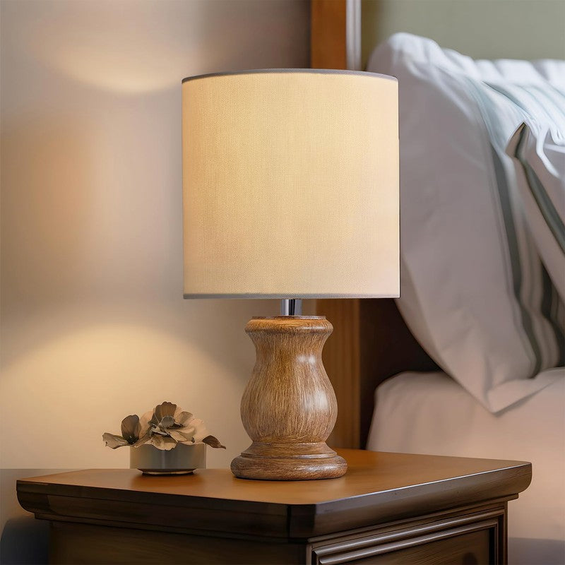 SolidAura Wooden Table Lamp media 3