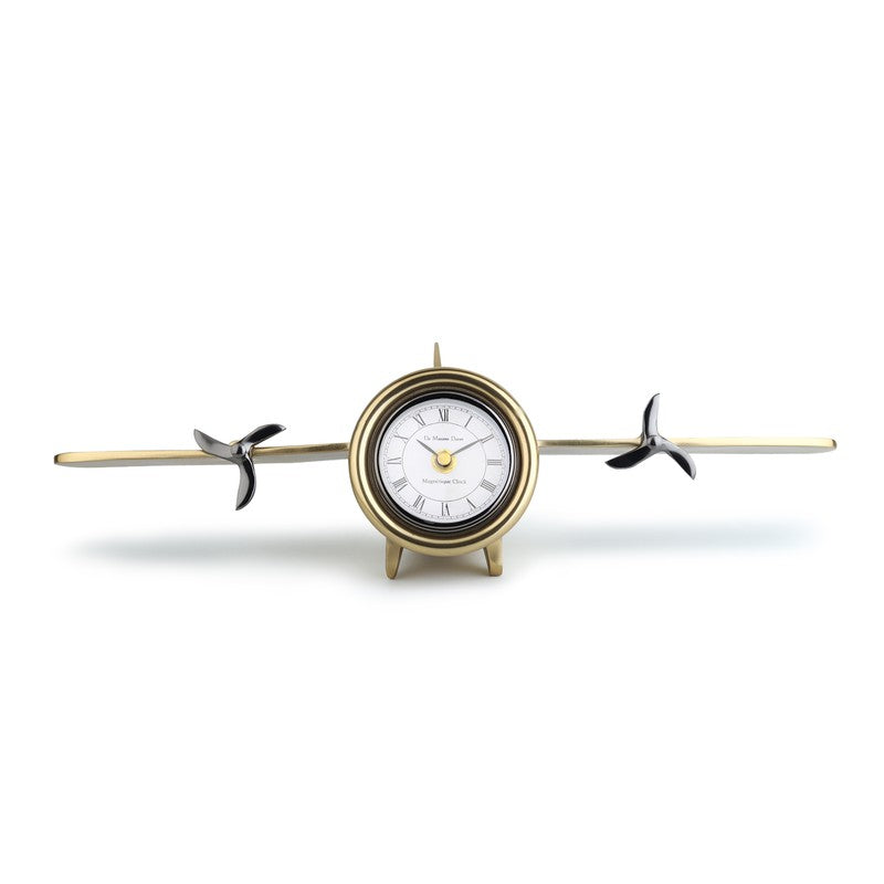 Fly Time Table Clock - Gold media 4