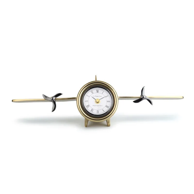 Fly Time Table Clock - Gold media 4