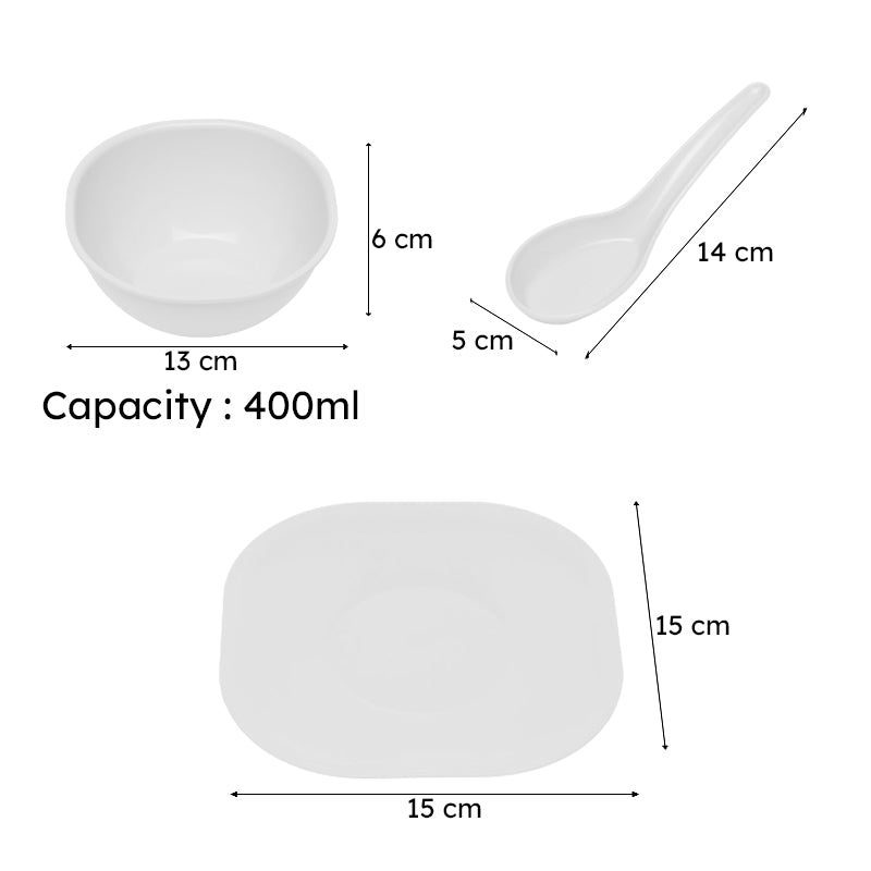 Cesar 400 ml Soup Bowl (White) - Eighteen Piece Set media 8