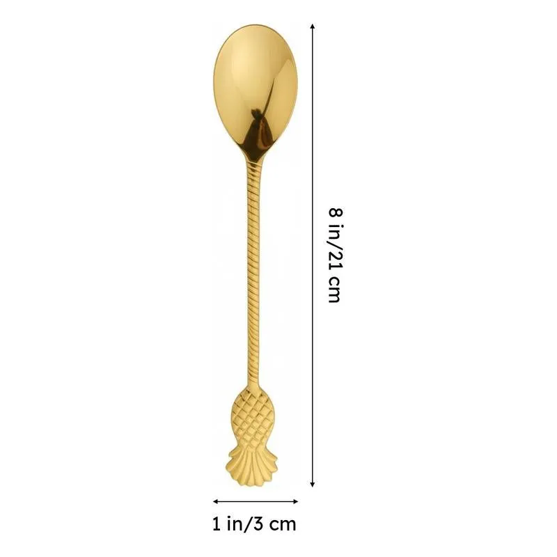Ananas Brass Spoon media 7
