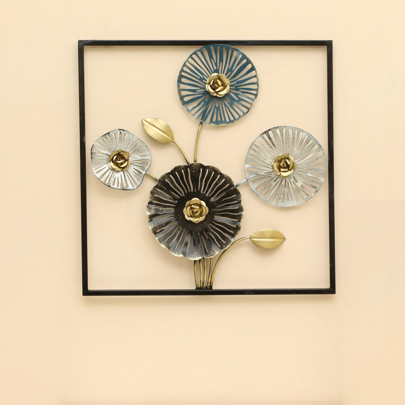 Lana Floral Metal Wall Accent