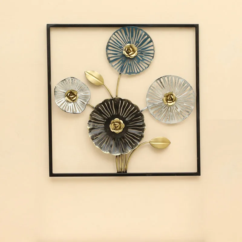 Lana Floral Metal Wall Accent media 1