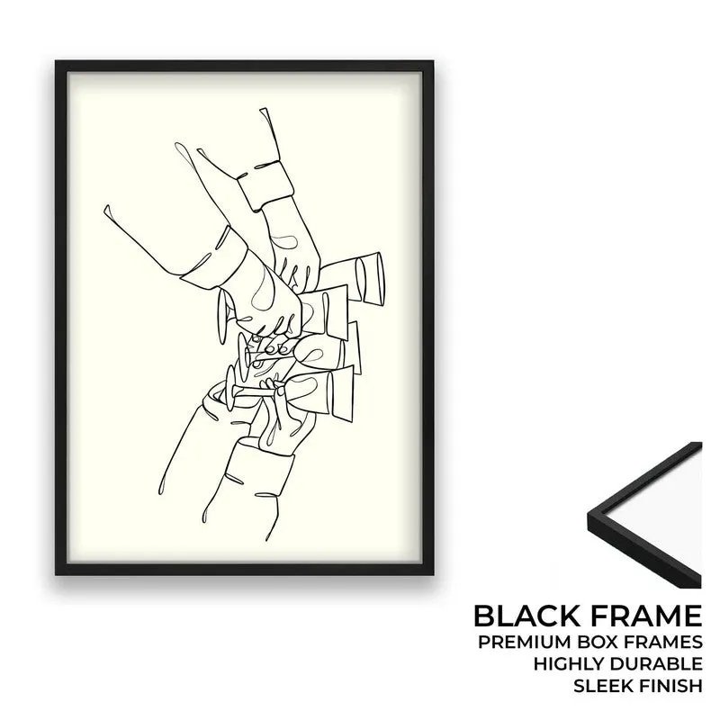 ChampagneBump Archival Canvas Wall Art - Black media 8