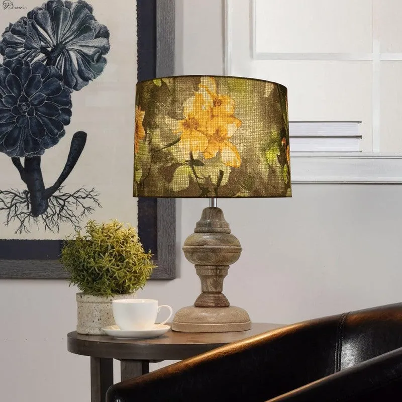 FloraHexa Wooden Table Lamp media 3
