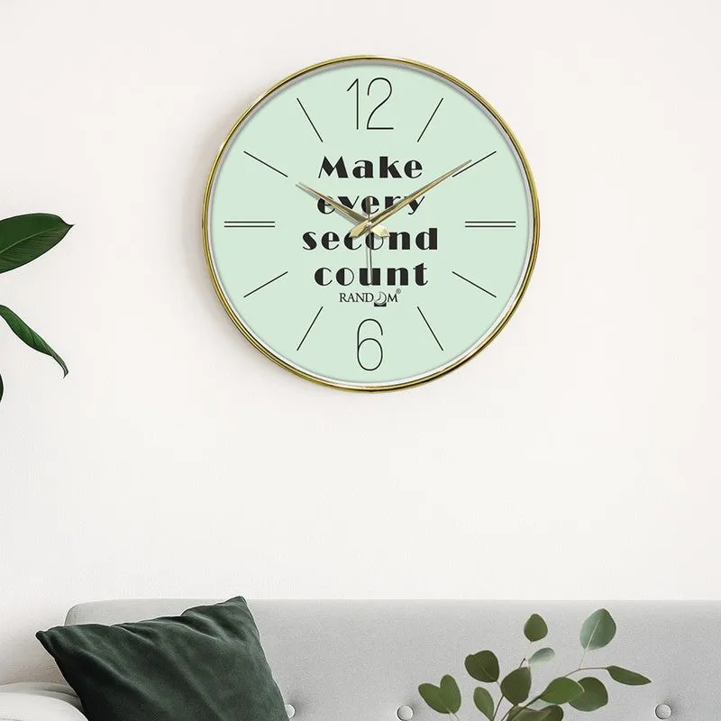 Moment Value Round Analog Wall Clock - Green media 1