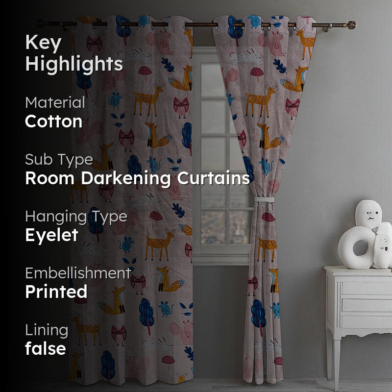 Owlette Room Darkening Curtain - Set Of Two media 2