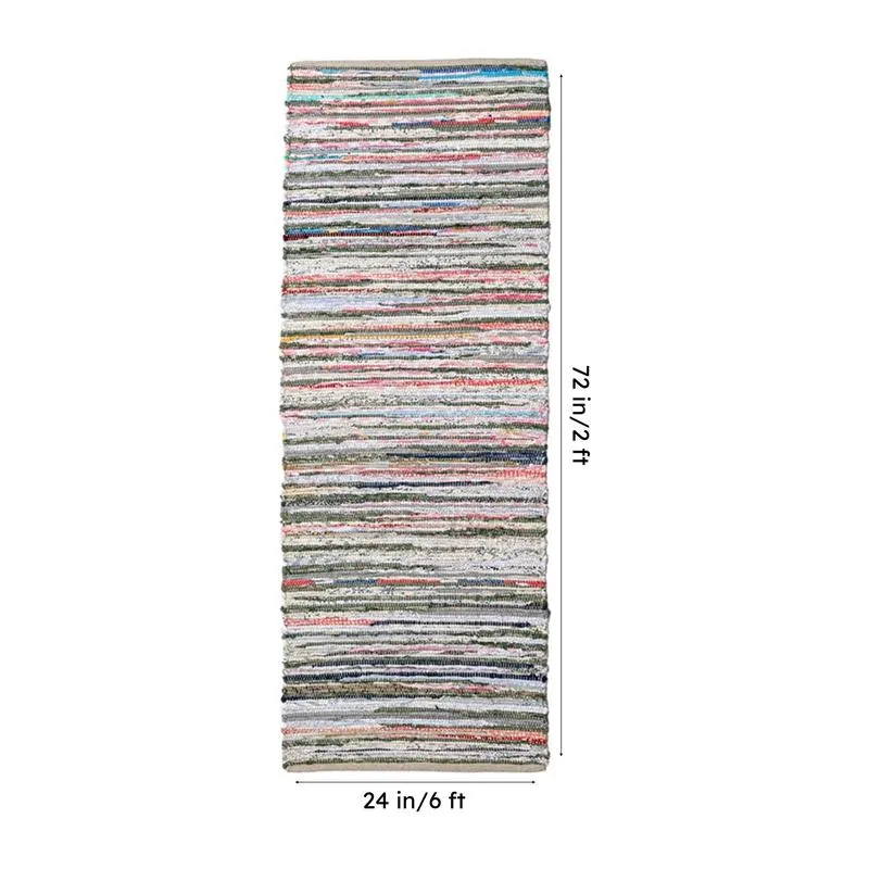 Oryndal Cotton Runner Rug - Multicolor media 9