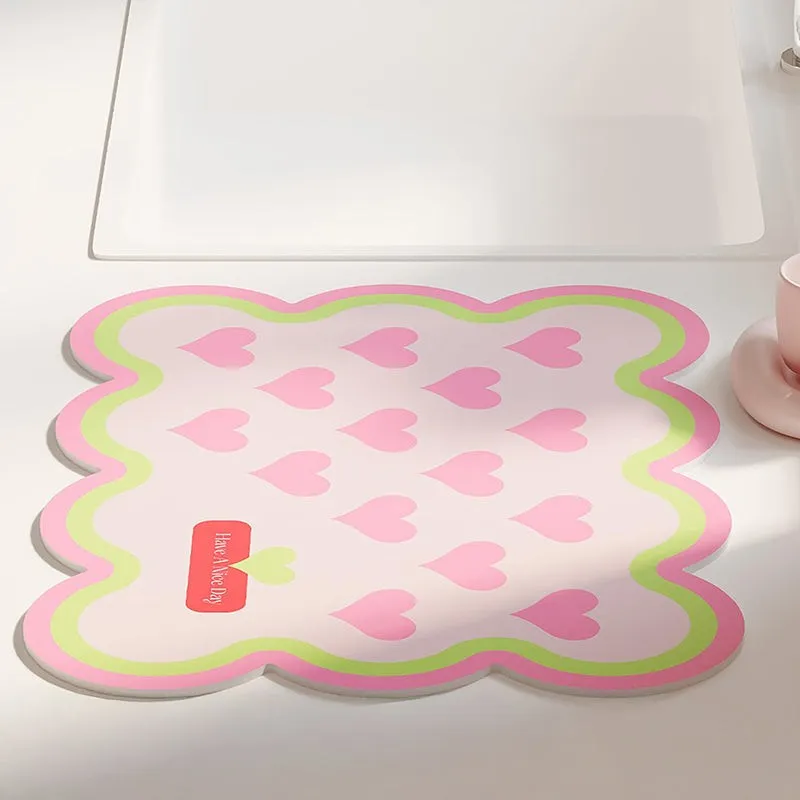 Comfy Cook Pad Dish Drying Mat - Pink media 3