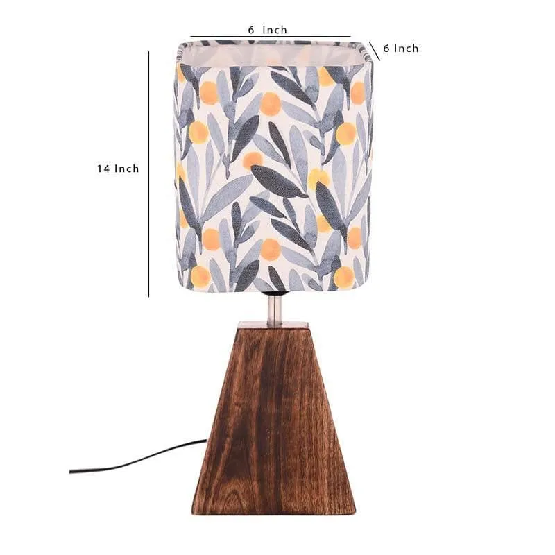 Grey Glamour Fabric Table Lamp - Multicolor media 5