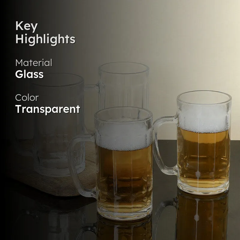 Dever Beer Mug (400 ML) - Set Of Four media 2