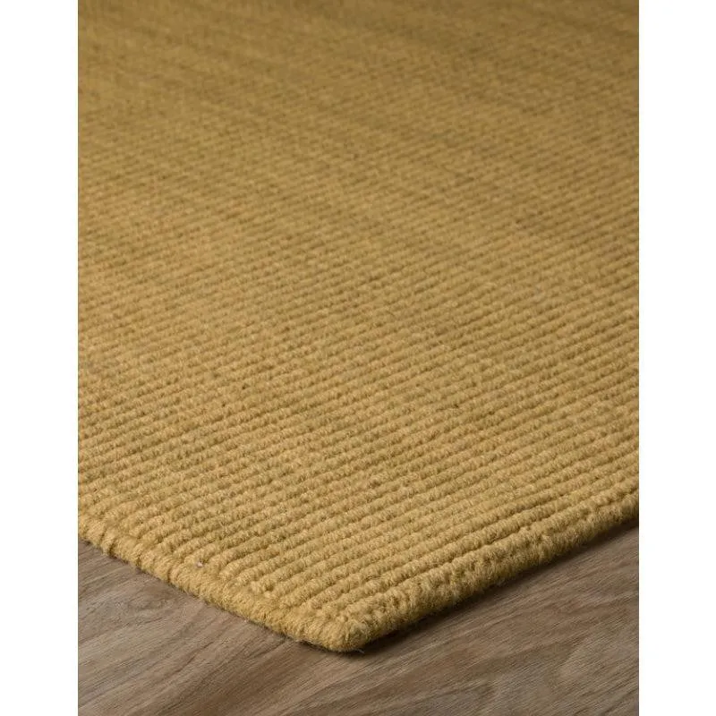 Ethereal Hand Loomed Wool Rug - Mustard media 7