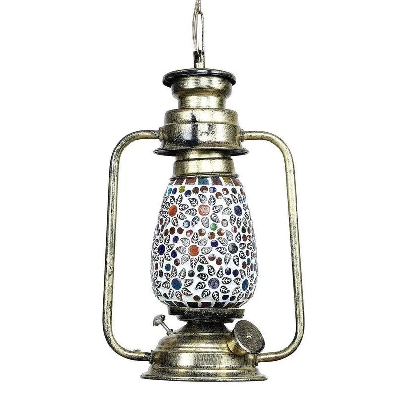 Jodha Akbar Glass Ceiling Lamp media 6