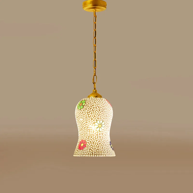 Mosaic Soft Glass Ceiling Lamp media 5