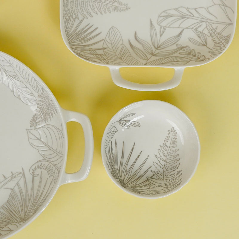 Celene Porcelain Serving Set - Four Piece Set media 5