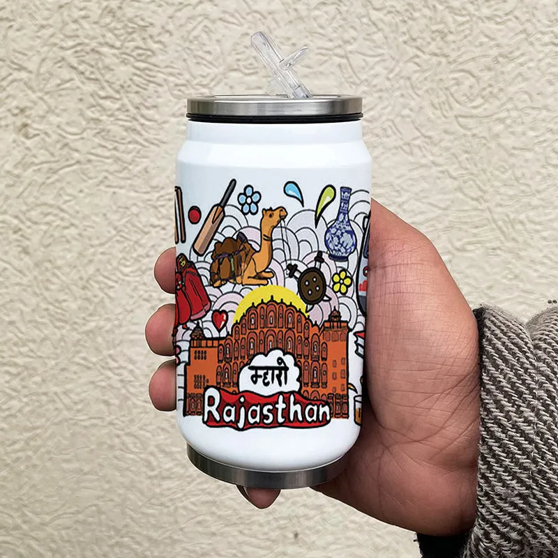 Royal Rajasthan Steel Sipper - 350 mL media 4