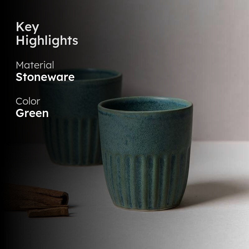 Artisan Earth Kulhad (Green) - Set Of Two media 2