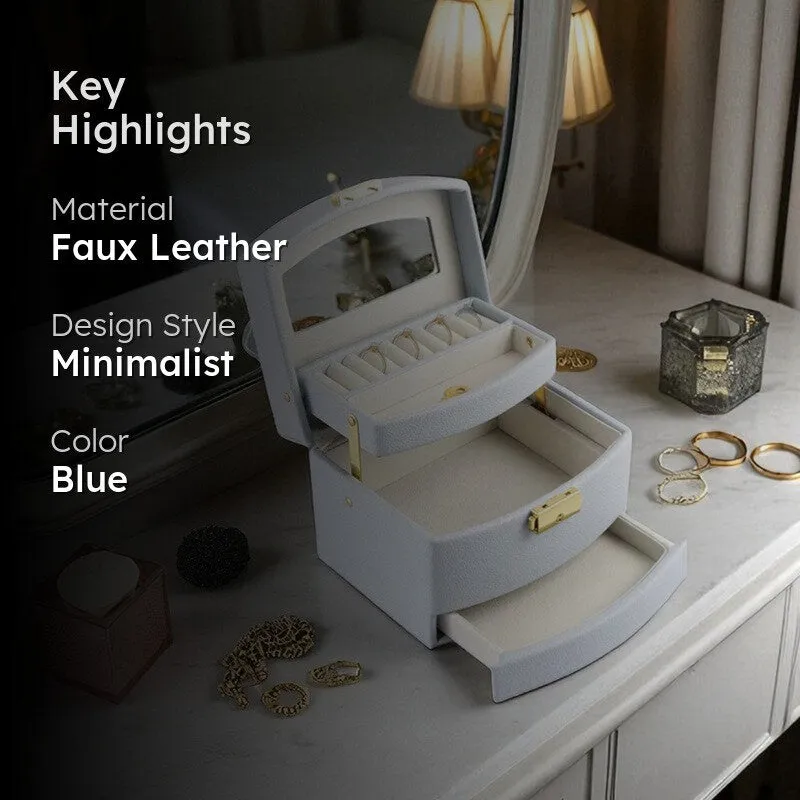 LuxeNest Faux Leather Jewel Box media 2