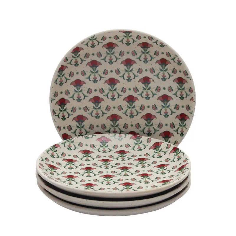 Vintage Petal Dinner Plates - Set Of Four media 5