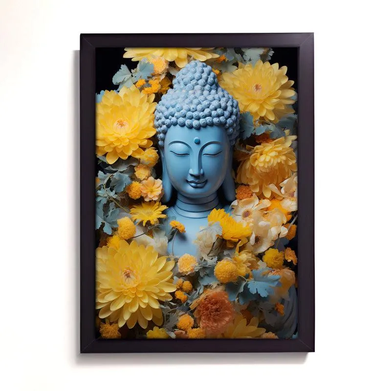 Enlightened Whisper Buddha Wall Painting media 3
