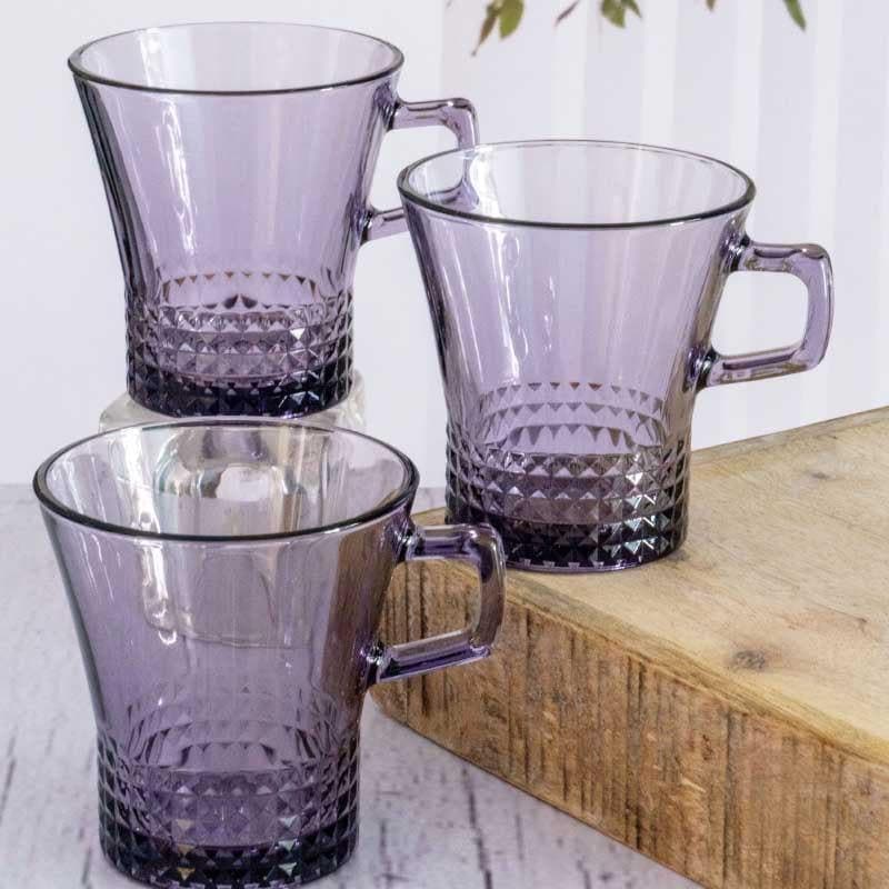 Pasabahce Glass Tea Cup (250 mL Each) - Set of Six - 250 ML Each
