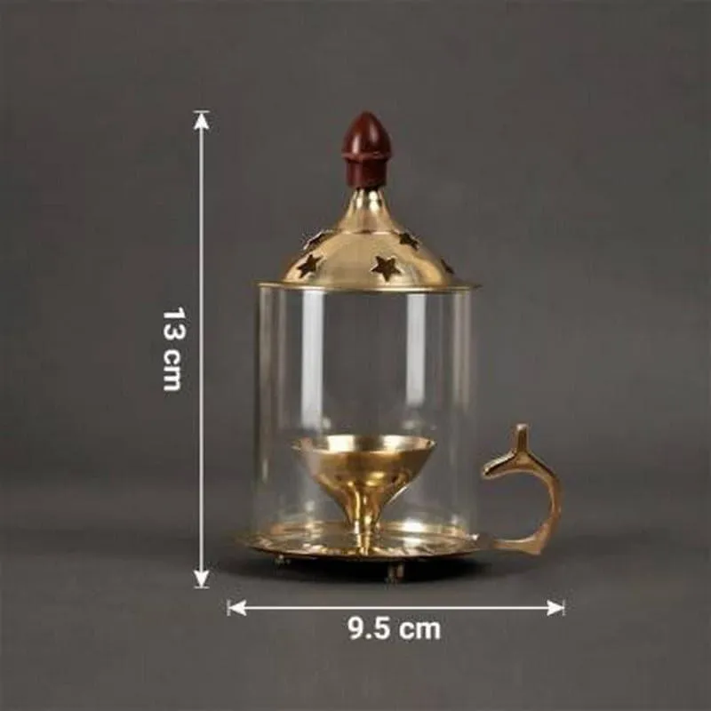 Dalaja Brass Diya - Large media 5