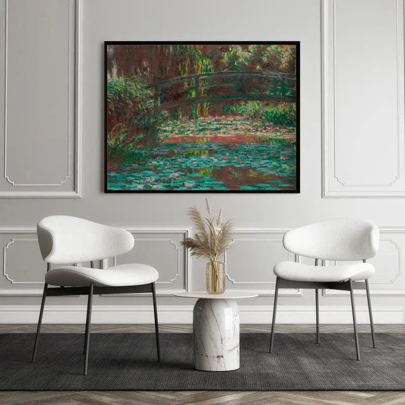 Water Lily Pond By Claude Monet - Black Frame media 5