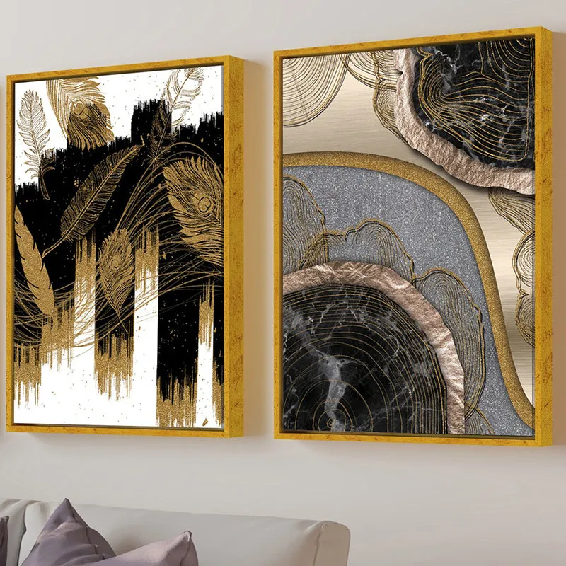 Fluid Forms Abstract Wall Art media 4