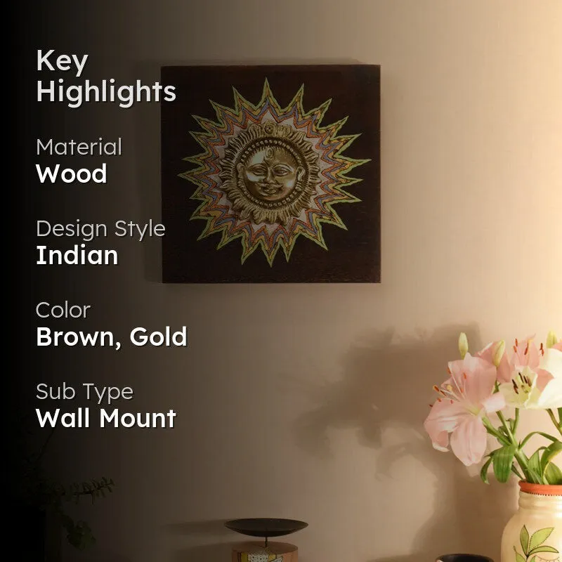 Divine Surya Wooden Wall Accent media 2