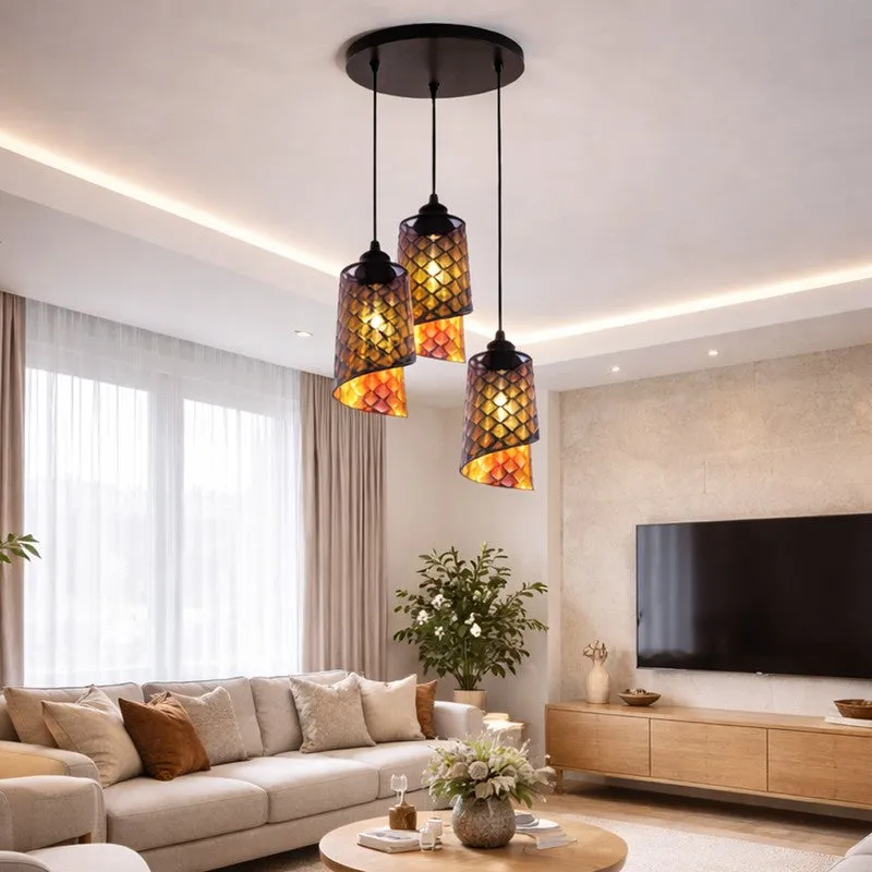 Artisan Twist Metal Ceiling Lamp media 3