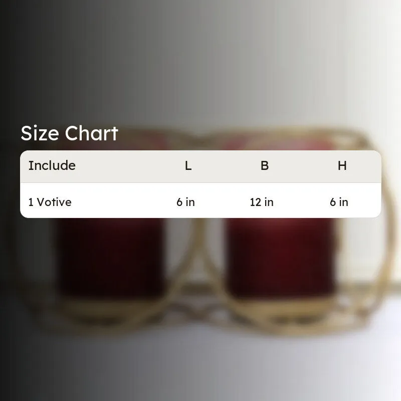 Suzette Double Votive - Pink media 5