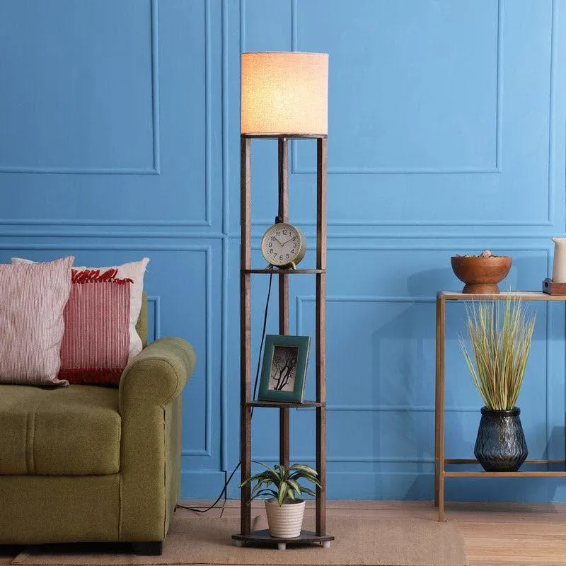 Mystie Yuno Floor Lamp With Shelf media 1