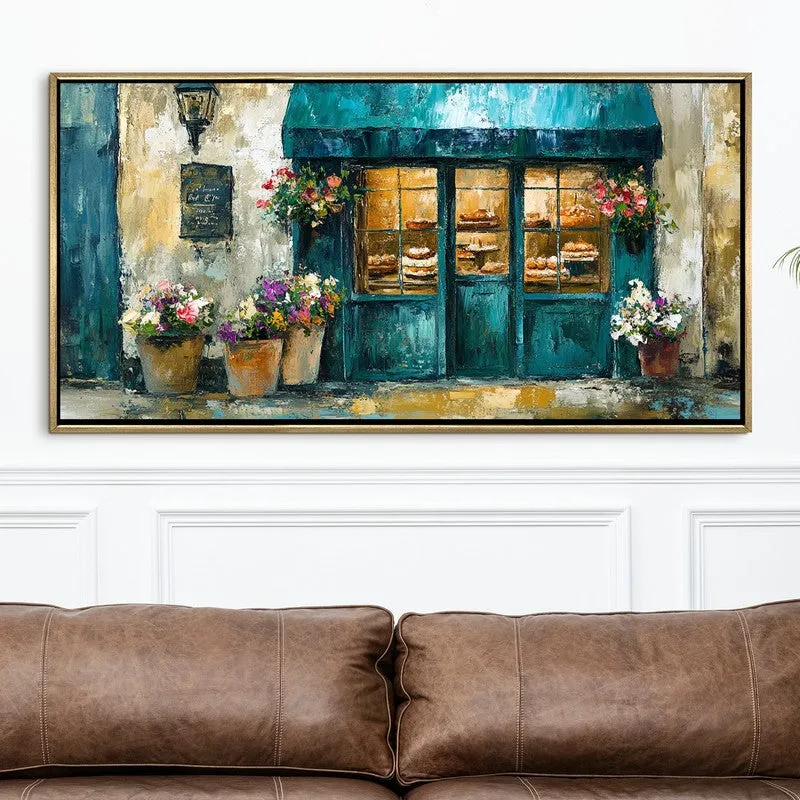 Bloomshop Canvas Wall Painting With Frame media 4
