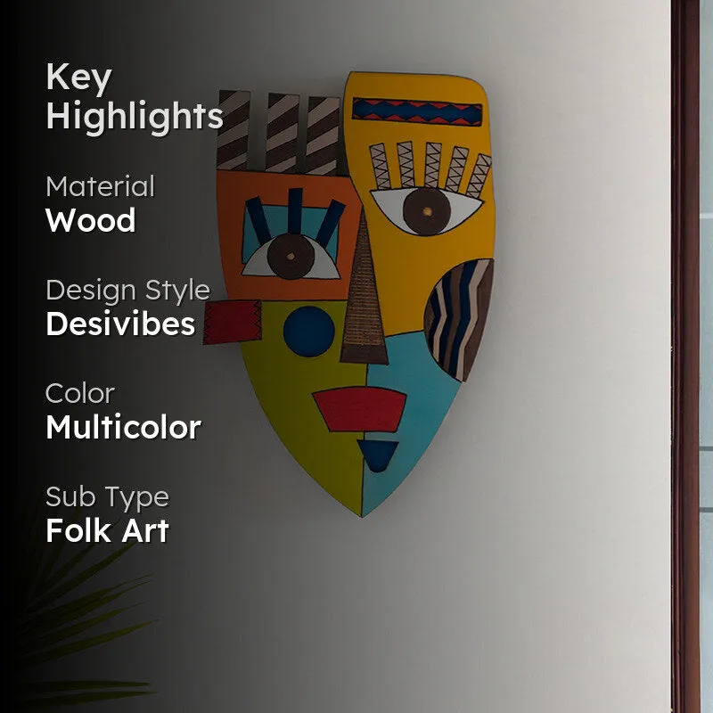 Zuberi Tribal Wooden Wall Accent media 2