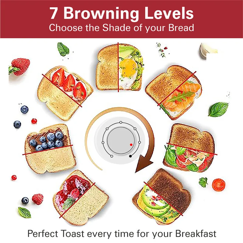 Hamilton Beach Wide Slot Toaster (Silver) - 925 W media 7