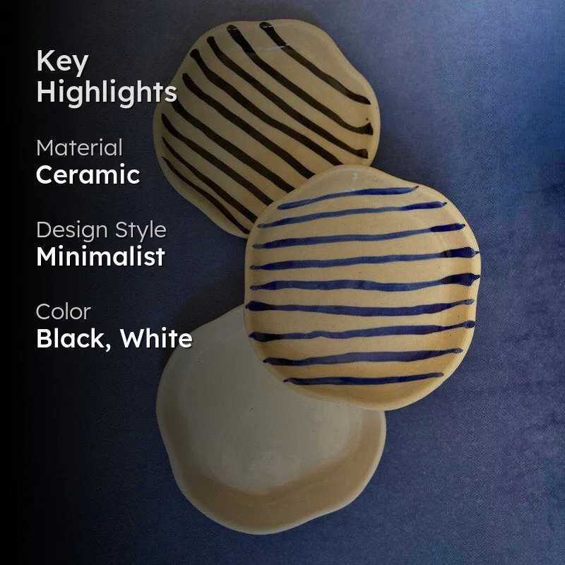 Etril Ceramic Platter - Set of Three media 2