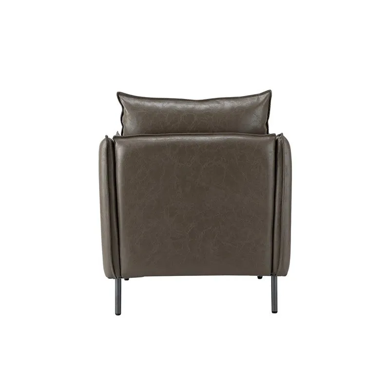 Sculpta Neem Wood Accent Chair - Grey media 7