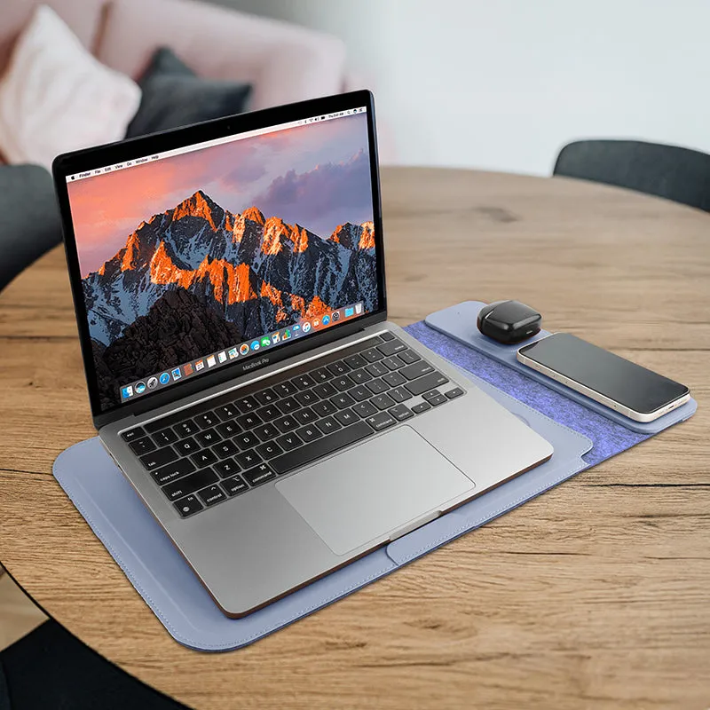 Stera 4-In-1 Wireless Charging Laptop Sleeve media 1