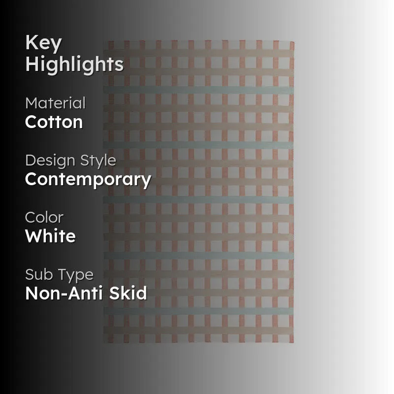 Norwyn Cotton Rug - White media 2
