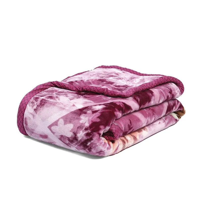 Monte Carlo Lavender Lace Blanket - 850 GSM media 6